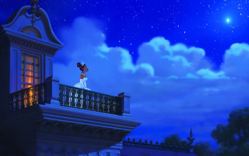 Princess on Balcony