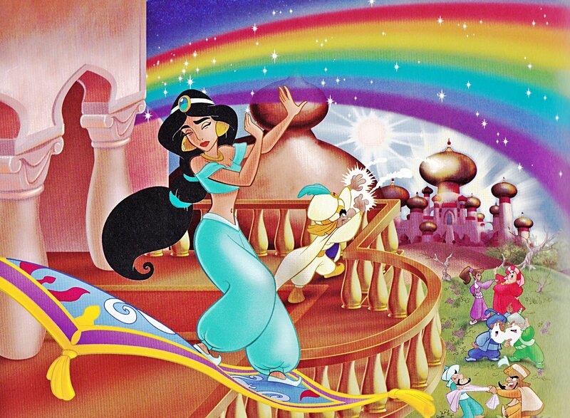 Princess on Magic Carpet