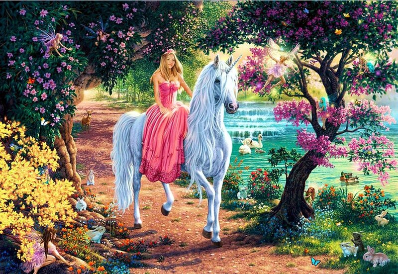 Princess on Unicorn