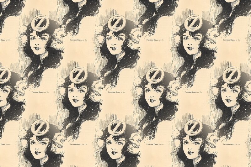 Princess Ozma repeating pattern