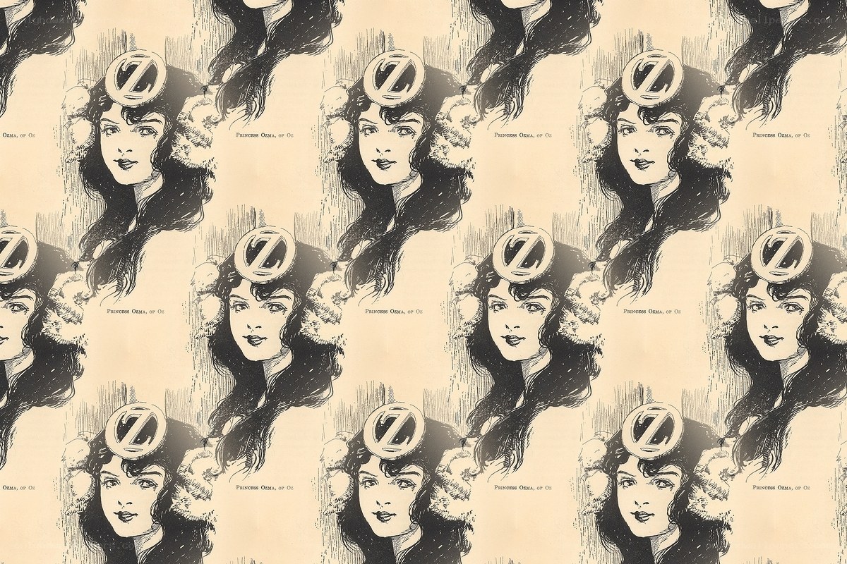 Princess Ozma repeating pattern