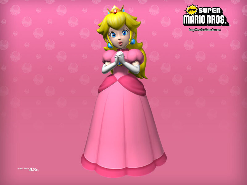 Princess Peach Character — Pink, Playful, 3d Render