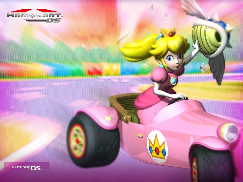 Princess Peach in Mario Kart DS