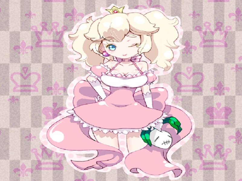 Princess Peach in pink dress
