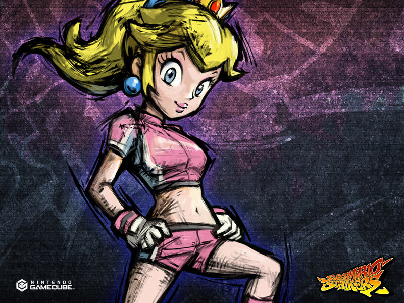 Princess Peach in Super Mario Strikers
