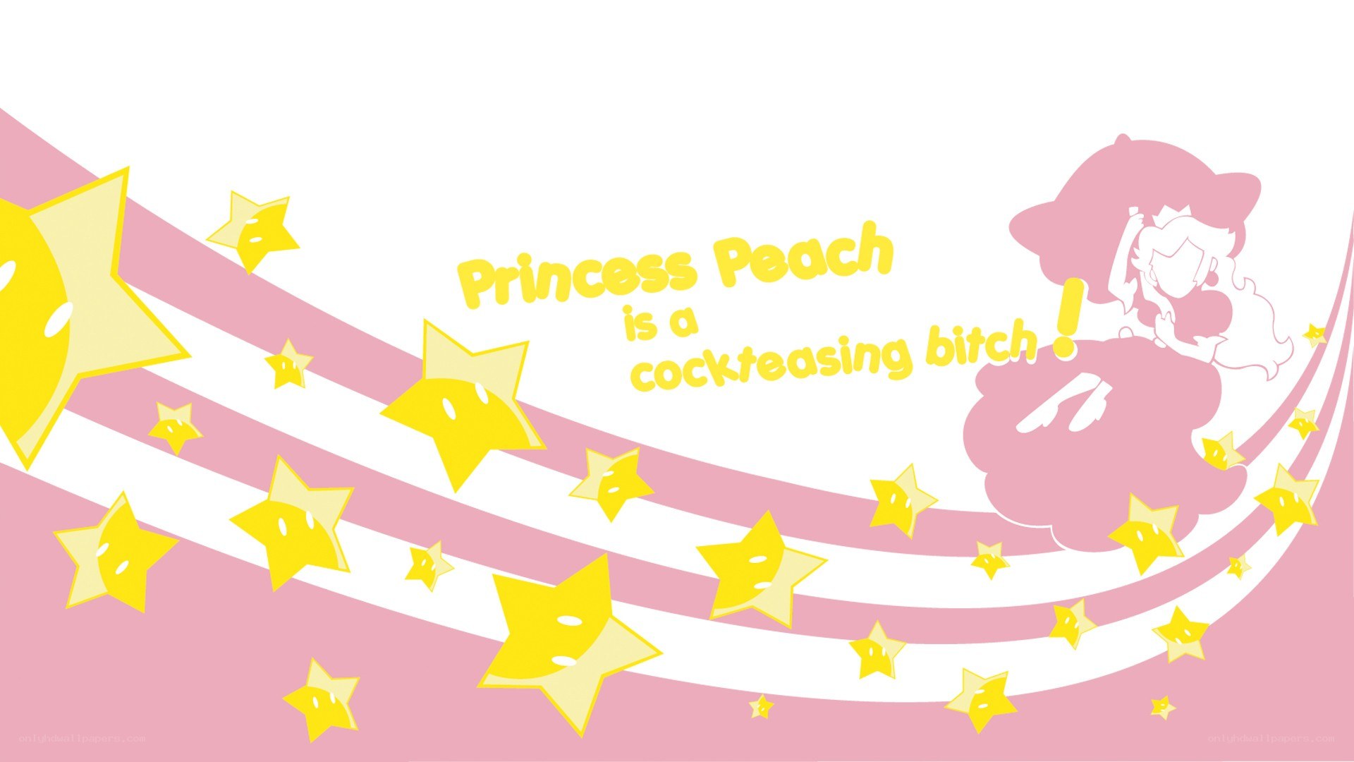 Princess Peach is a cockteasing bitch