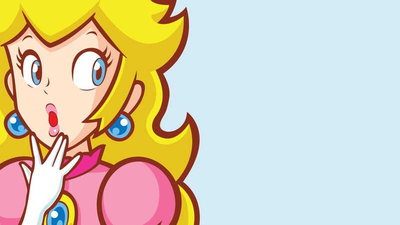 Princess Peach surprised