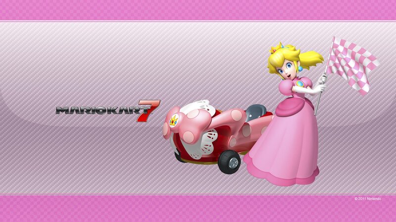 Princess Peach with Kart