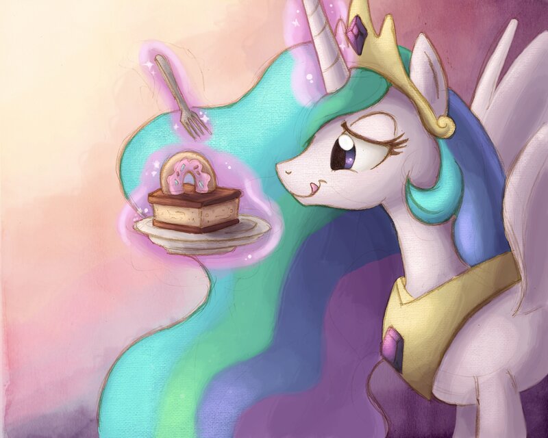 Princess Pony with Dessert
