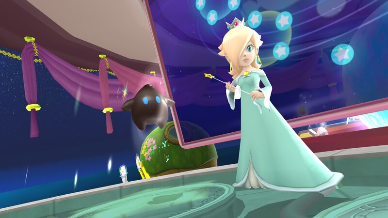 Princess Rosalina in a magical room