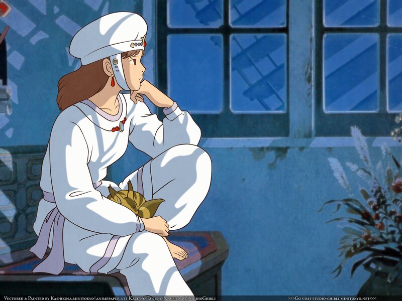 Princess sitting by window