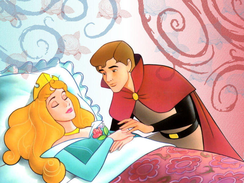 Princess Sleeping in Bed