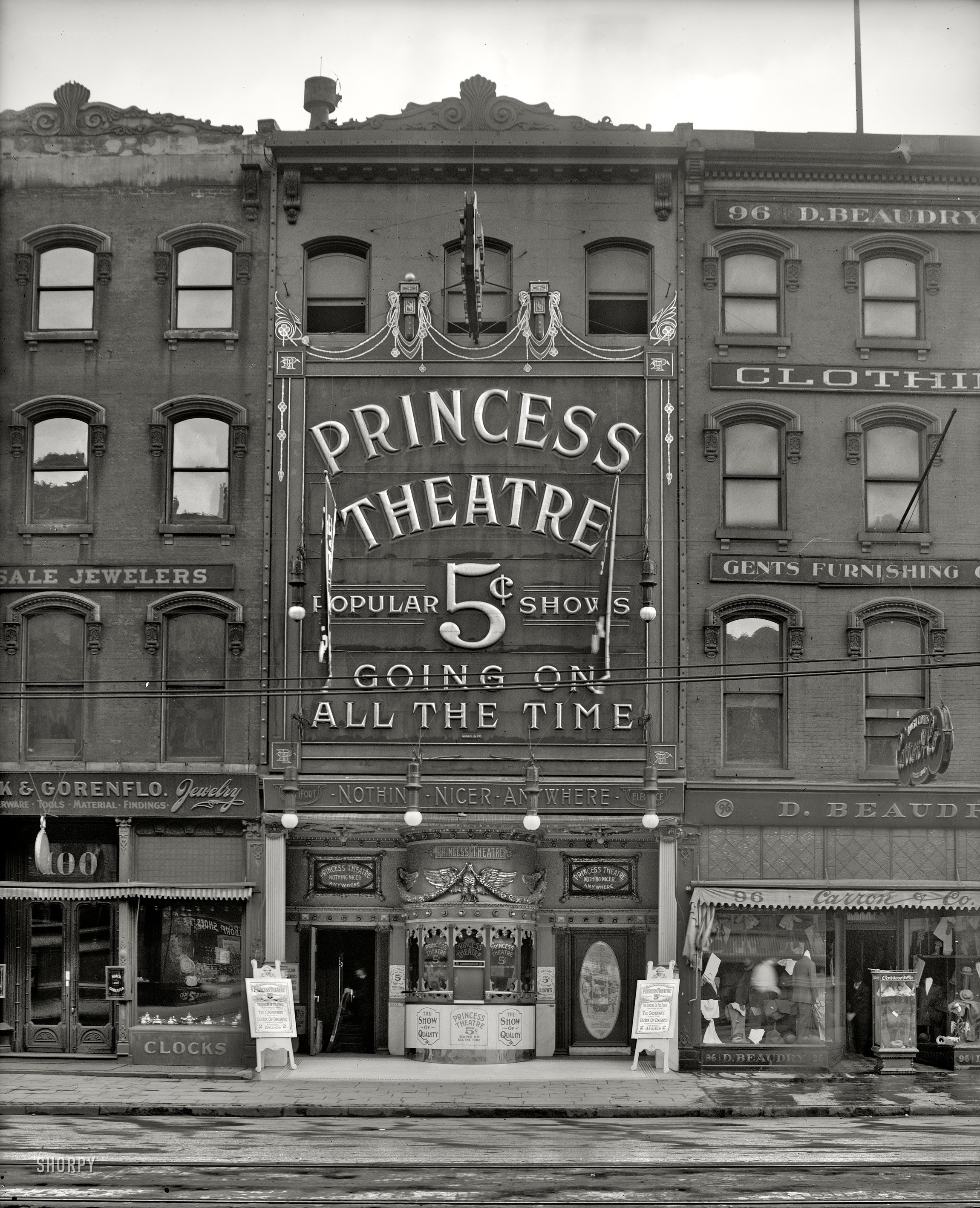 Princess Theatre storefront
