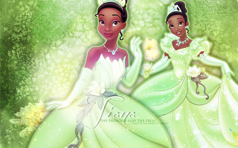 Princess Tiana in Green Dress