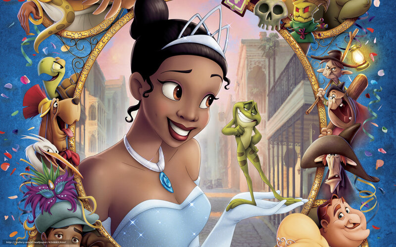 Princess Tiana with Frog