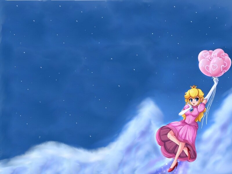 Princess with Balloons