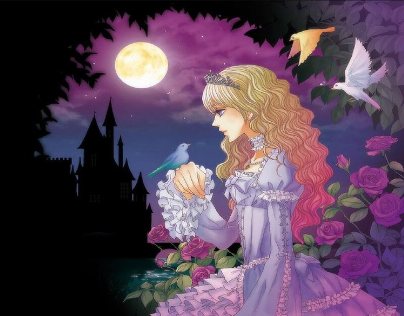 Princess with Birds