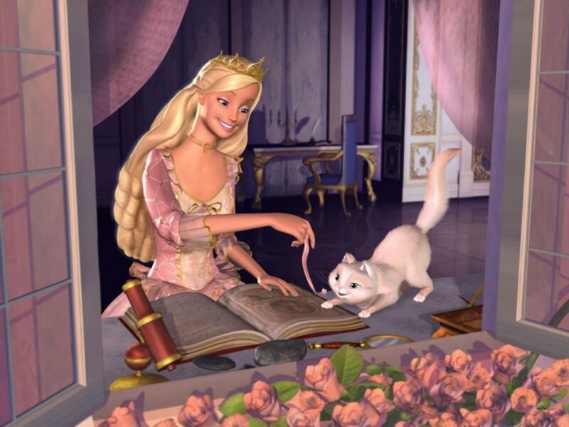 Princess with Cat