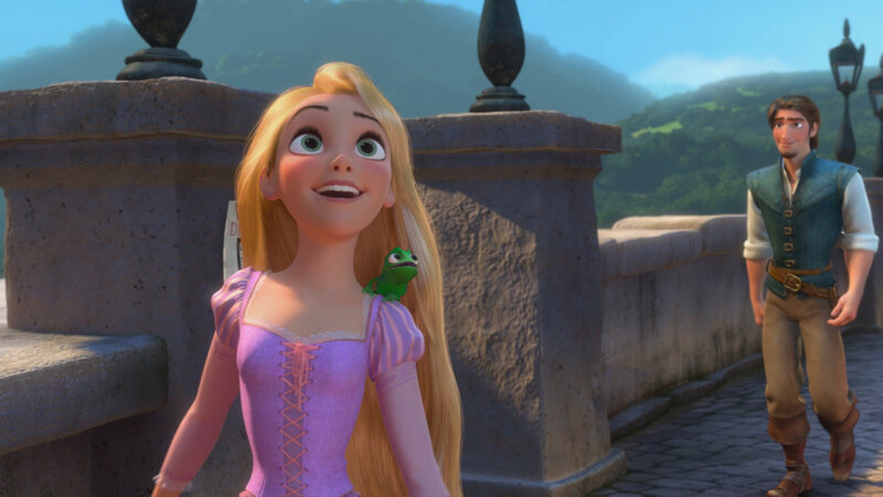 Princess with Frog on Shoulder