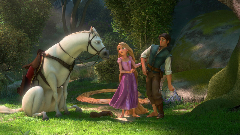 Princess with Long Hair — Green, Serene
