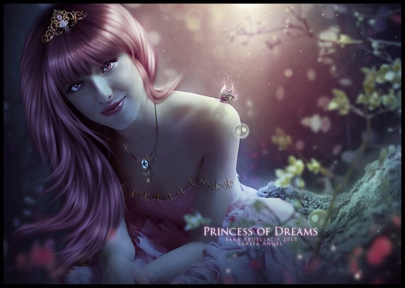 Princess with Pink Hair