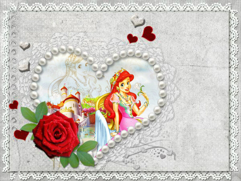 Princess with Red Rose