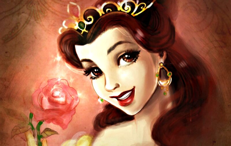 Princess with Rose