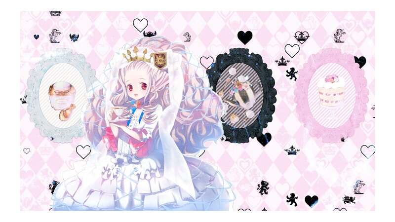 princess with tea and cake
