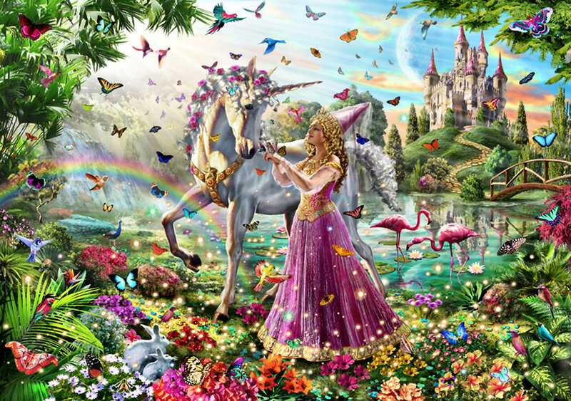 Princess with Unicorn
