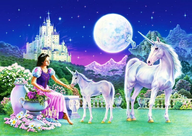 Princess with Unicorns
