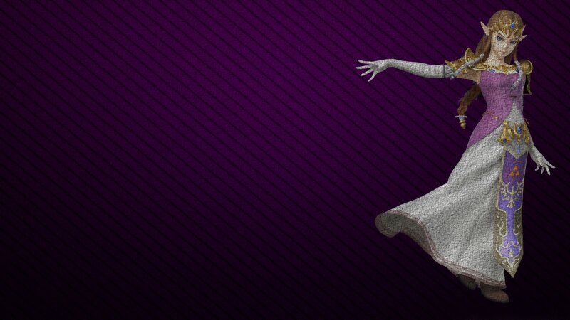 Princess Zelda Character — Purple
