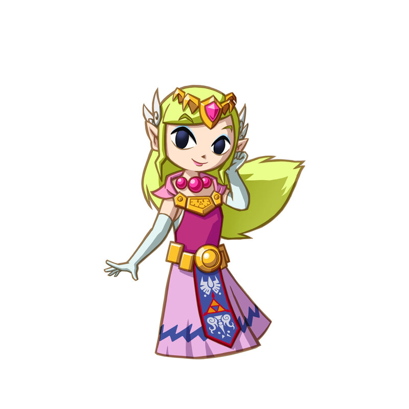 Princess Zelda chibi character