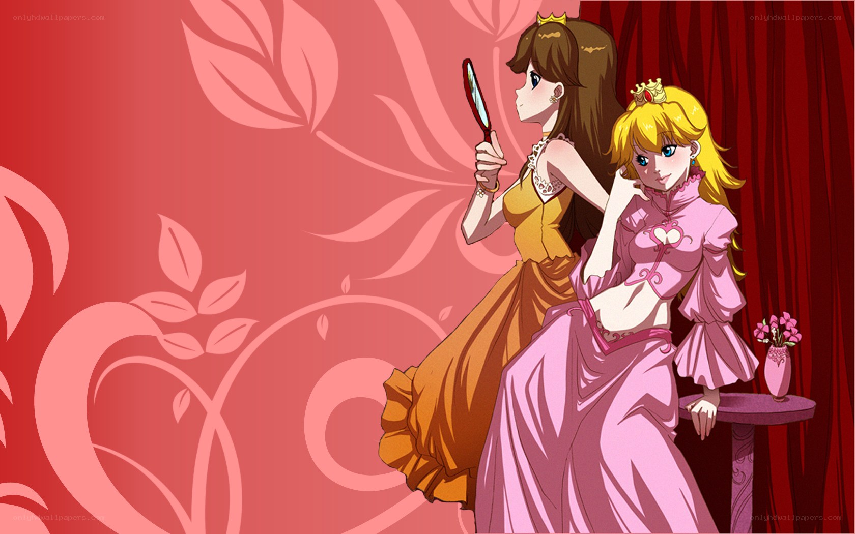 Princesses in a royal chamber
