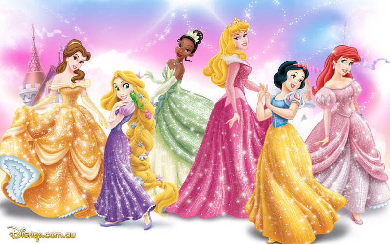 Princesses in Ball Gowns