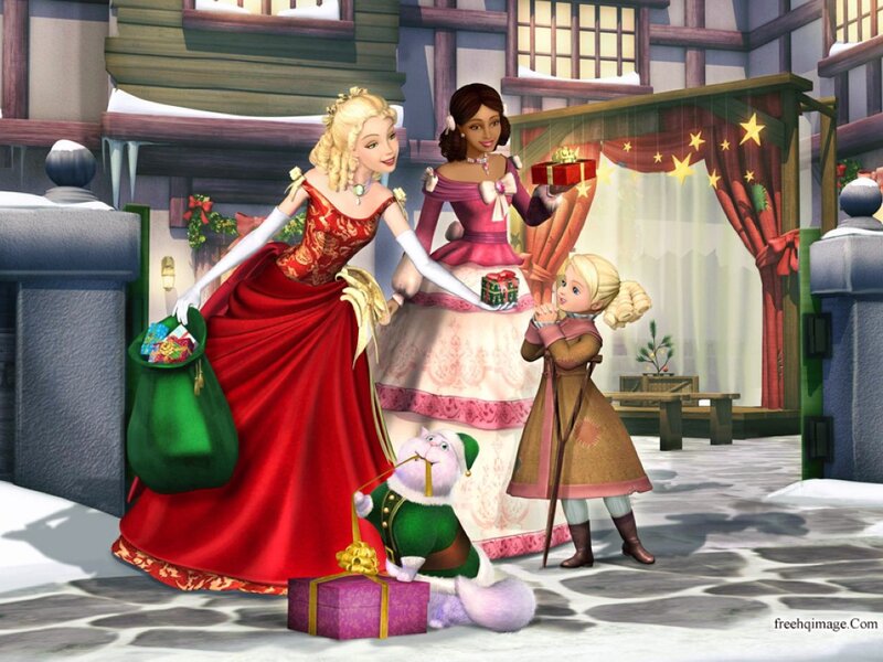 Princesses with Gifts — Red