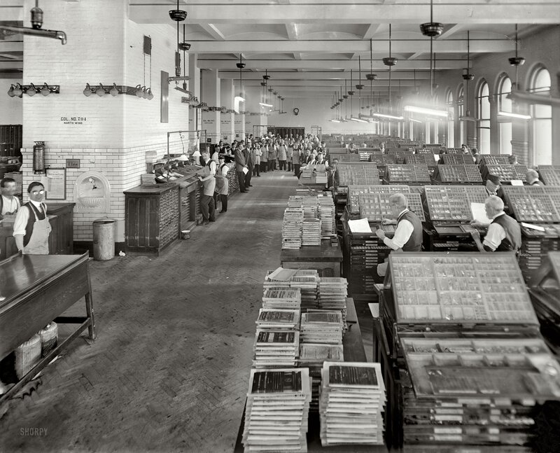 Printing press workshop