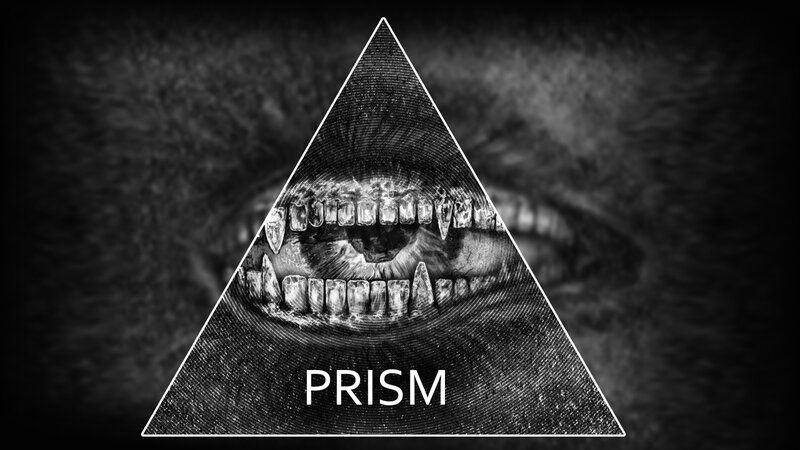 Prism logo with eye and teeth