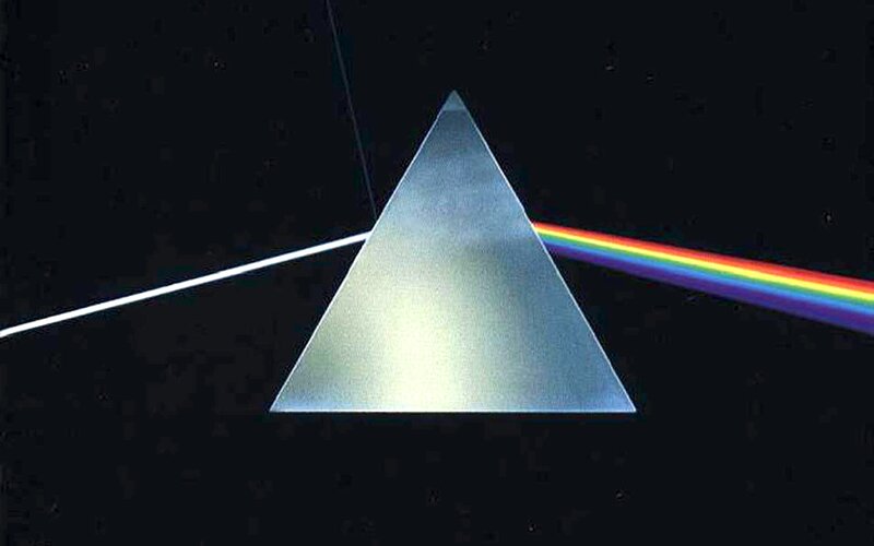 prism refracting light