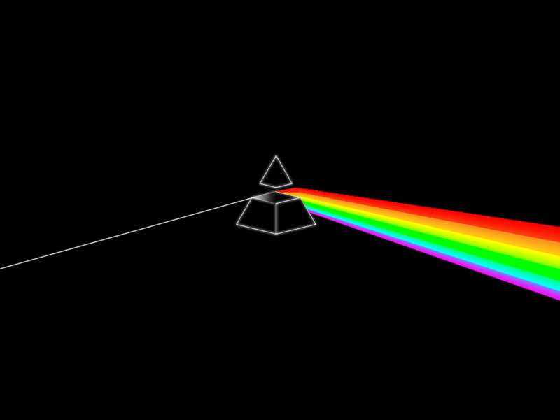 prism refracting light