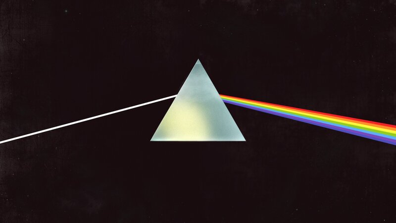 Prism Refracting Light — Black, Dramatic, Night