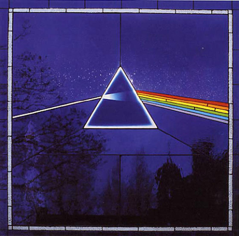Prism Refracting Light — Blue, Dramatic