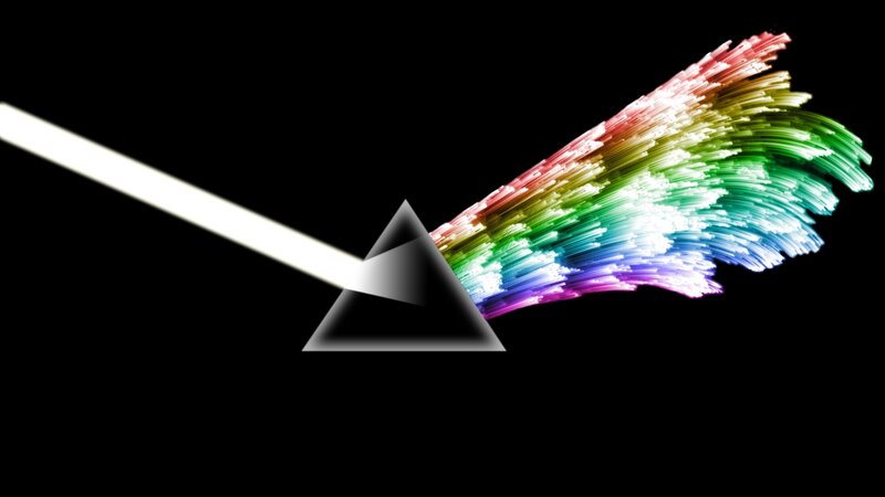 prism refracting light