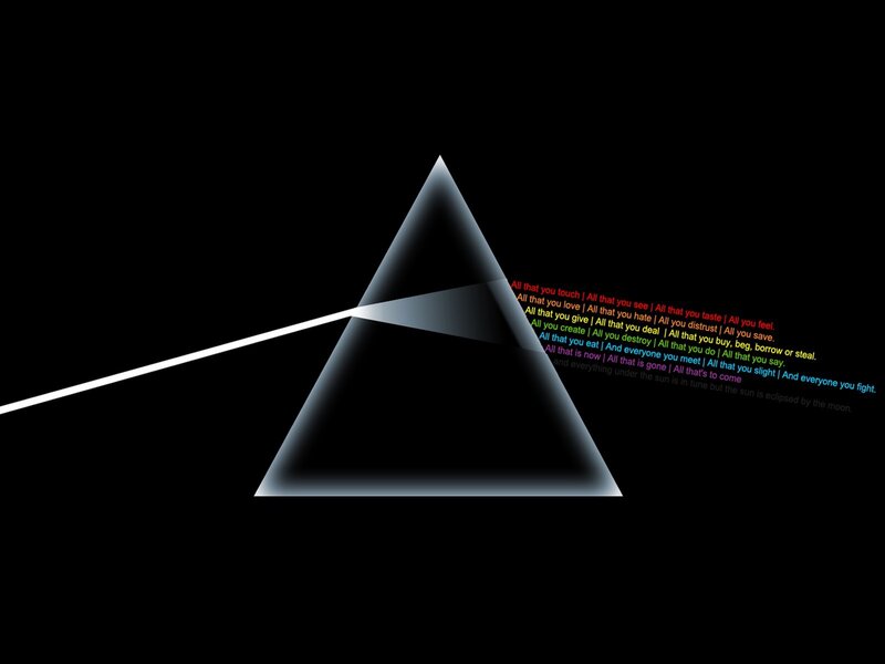Prism with Light Spectrum — Black
