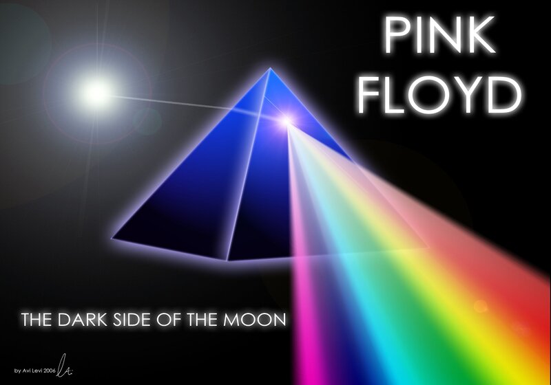 Prism with Rainbow Light — Black, Dramatic, Night
