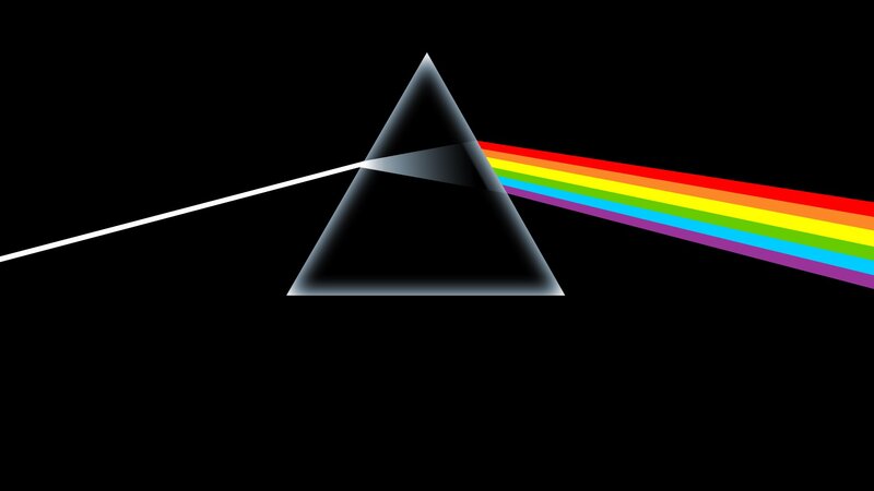Prism with Rainbow Light — Black, Dramatic