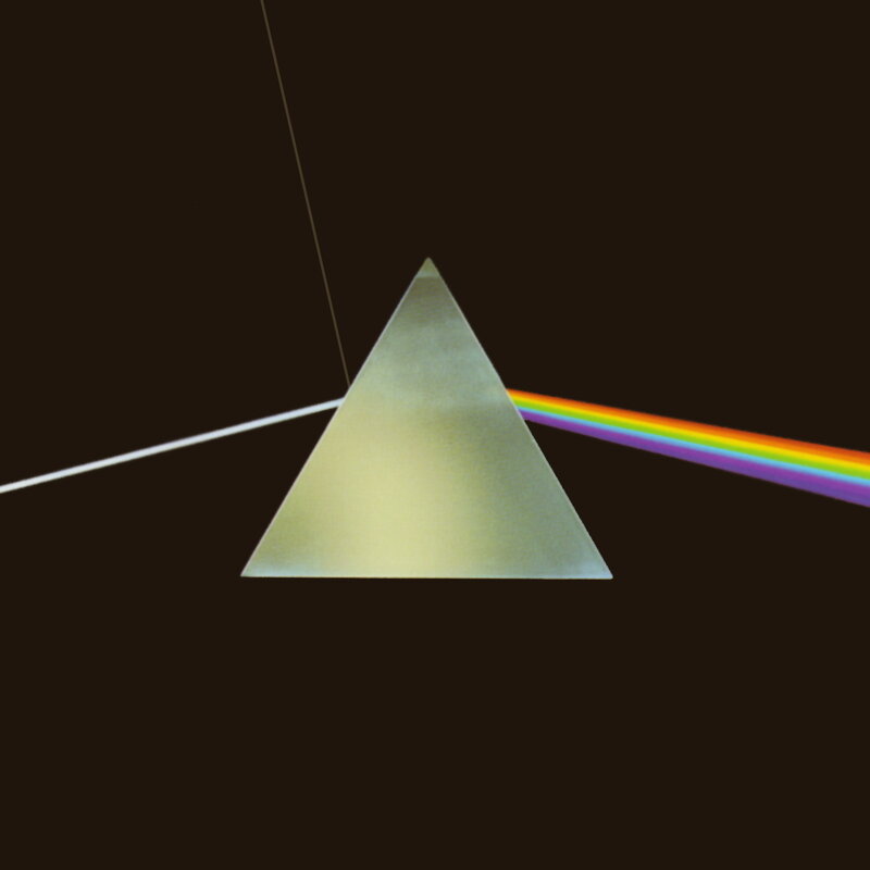 prism with rainbow light