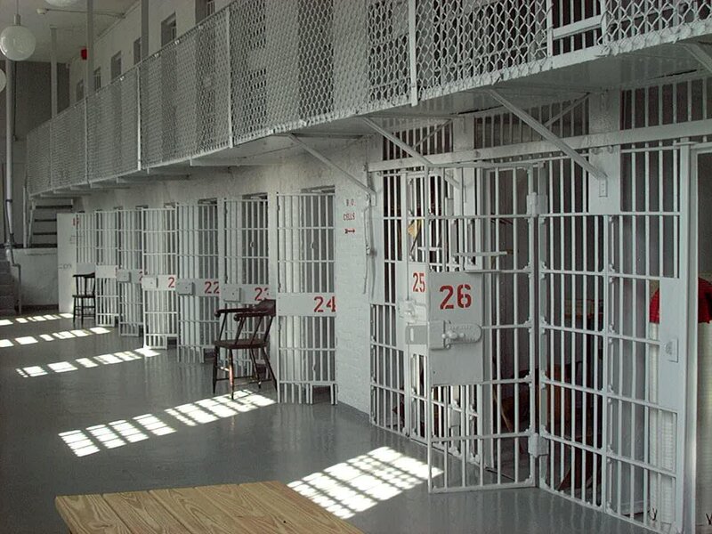 Prison Cell Block — White, Dramatic