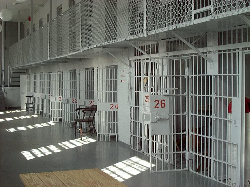 Prison Cell Block — White
