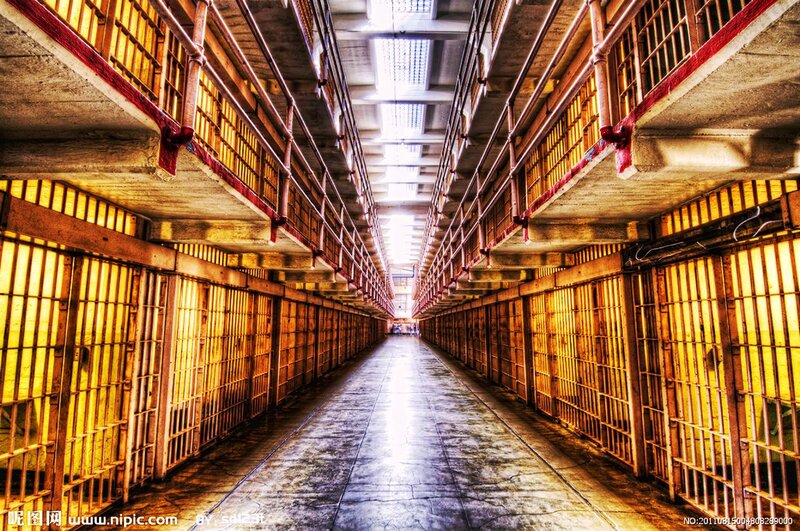 Prison Cell Block — Yellow