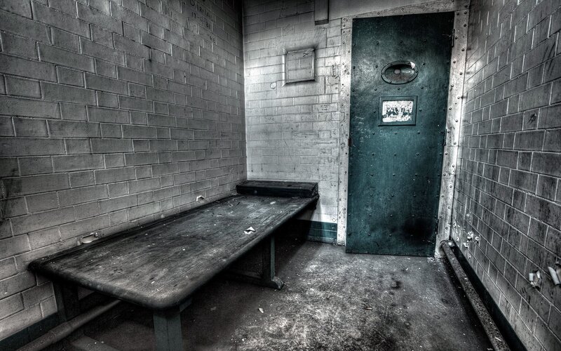 Prison Cell Interior — Black